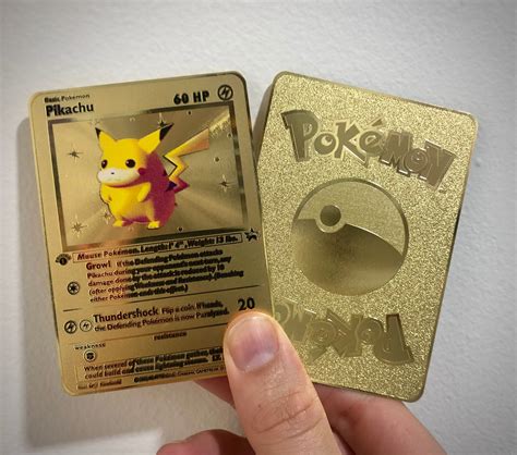 Golden Pikachu Card Price